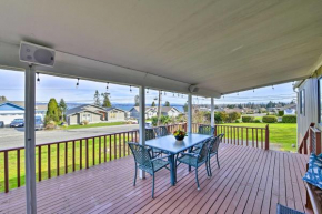 Dog-Friendly Home with Views by Birch Bay Park!